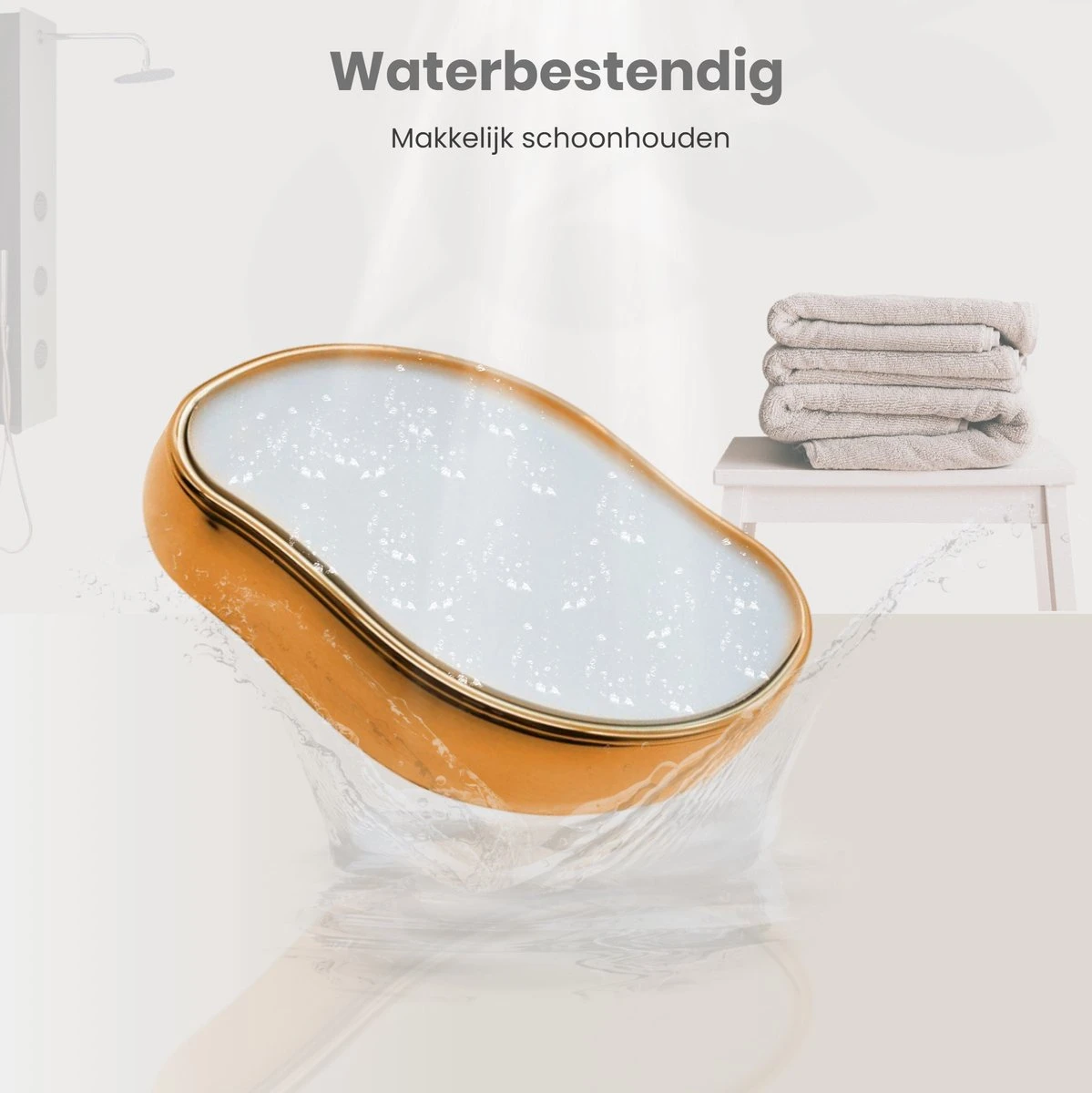 Skinnables Crystal Hair Removal - Crystal Hair Eraser - Scrubi - Bleame - Kristalpad - Pijnloos Ontharen - Inclusief GRATIS Scrubhandschoen - Goud - 2022 Versie 6 Skinnables Crystal Hair Removal - Crystal Hair Eraser - Scrubi - Bleame - Kristalpad - Pijnloos Ontharen - Inclusief GRATIS Scrubhandschoen - Goud - 2022 Versie - Afbeelding 6