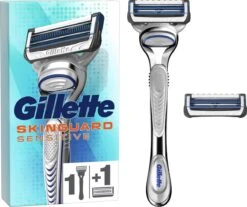 GilletteĀ® Gillette SkinGuard Sensitive - Scheersysteem Voor Mannen - Inclusief 1 Scheermesje