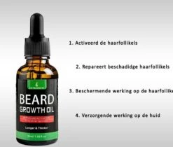 LB Products™ Baardgroei Olie - Baardolie - Baard Groei Middel - Baardhaar - Baardgroei Stimuleren - Versnellen 30 Ml -Verzorgingsproductenwinkel 1200x1018