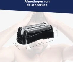 Universele Scheerkop Geschikt Voor Braun Series 3 32b – Vervangend Scheerblad Braun – Zwarte Cassette -Verzorgingsproductenwinkel 1200x1022