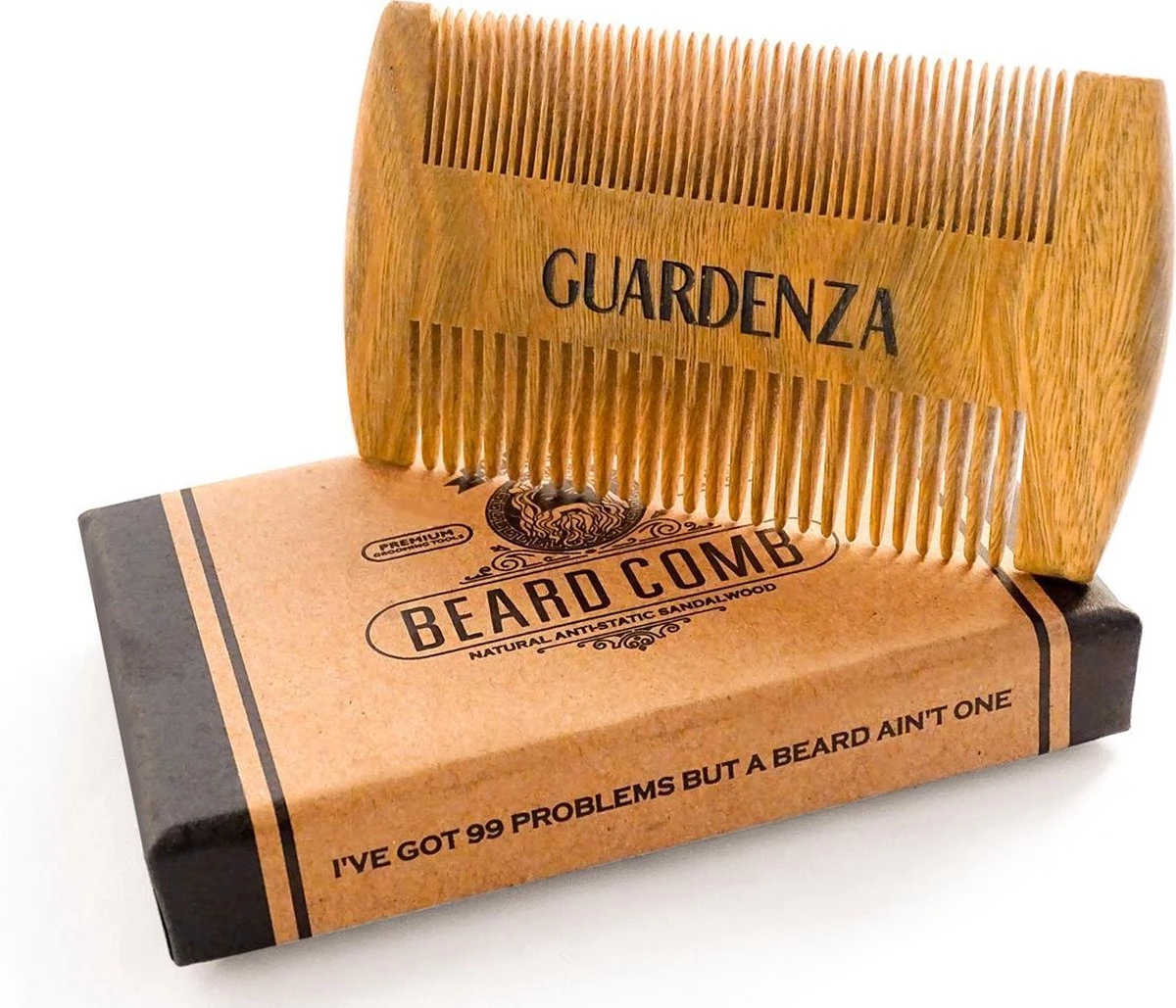 Guardenza Baardkam - Antistatisch Sandelhout - Om Baardolie Of Baarbalsem Goed Te Verdelen 7 Guardenza Baardkam - Antistatisch Sandelhout - Om Baardolie Of Baarbalsem Goed Te Verdelen - Afbeelding 7