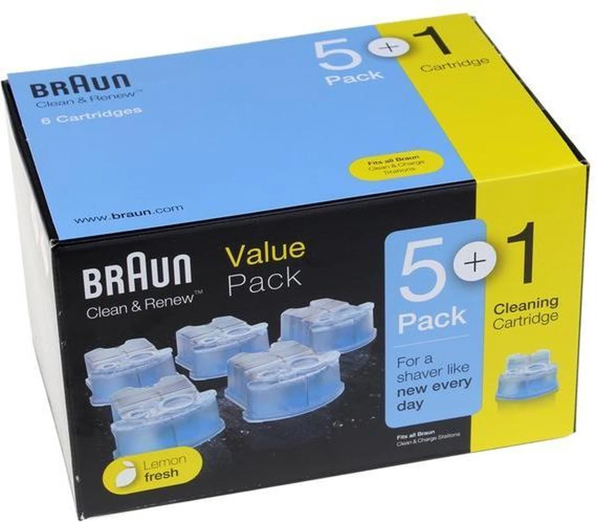 Braun Clean & Renew - 5+1 Stuks - Reinigingsvloeistof Scheerapparaat 10 Braun Clean & Renew - 5+1 Stuks - Reinigingsvloeistof Scheerapparaat - Afbeelding 10