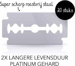 Bamboozy Safety Razor + 20 Scheermesjes Aluminium Zwart Black Unisex Voor Mannen Vrouwen Scheermes -Verzorgingsproductenwinkel 1200x1053