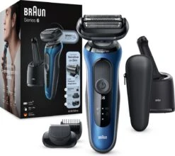 Braun Series 6 60-B7500cc - Elektrisch Scheerapparaat Met Reinigingsstation En Baardtrimmer