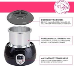 MURLEY'S Wax Apparaat Ontharing Set Incl. 500 Gram Waxbonen, Pre En Afterspray En 30 Houten Spatels Voor Lichaam En Gezicht. -Verzorgingsproductenwinkel 1200x1078 1