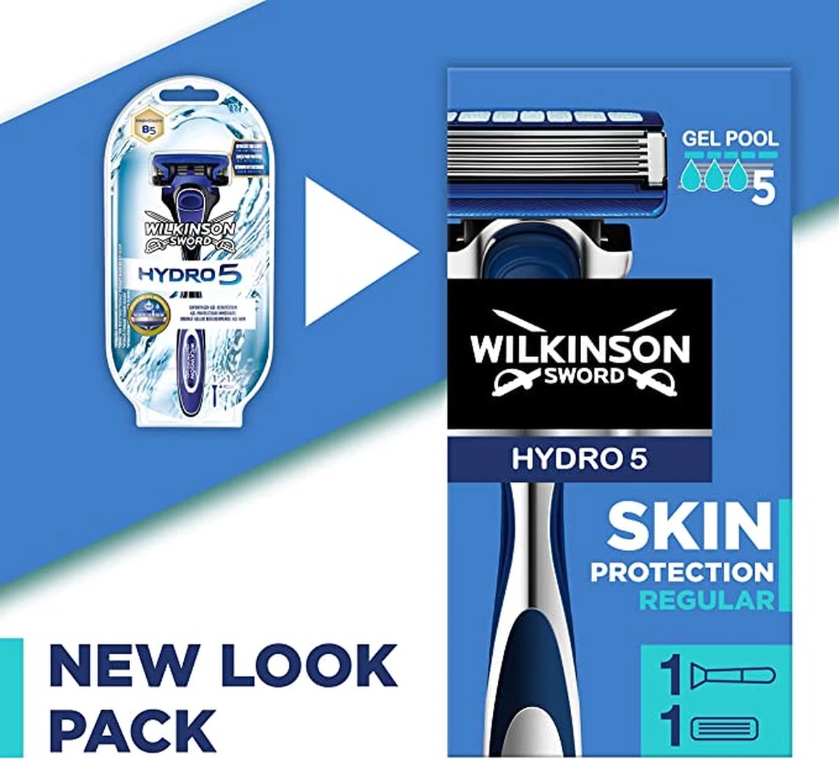 Wilkinson Sword Hydro 5 Scheermes Met 9 Mesjes 2 Wilkinson Sword Hydro 5 Scheermes Met 9 Mesjes - Afbeelding 2