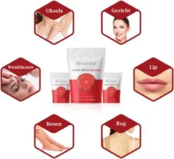 Rostem® Luxe Harskorrels - Hard Wax Beans - Hotwax - Wax Bonen - Strawberry 1KG - Incl. 10 Spatels 9 Rostem® Luxe Harskorrels - Hard Wax Beans - Hotwax - Wax Bonen - Strawberry 1KG - Incl. 10 Spatels -Verzorgingsproductenwinkel 1200x1093 5