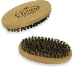 Velihan Beardcare- Baardborstel- Styling- Baard Verzorging- Voor Na Gebruik Van Baard Olie En Balsem- Baard Borstel- Baardborstels