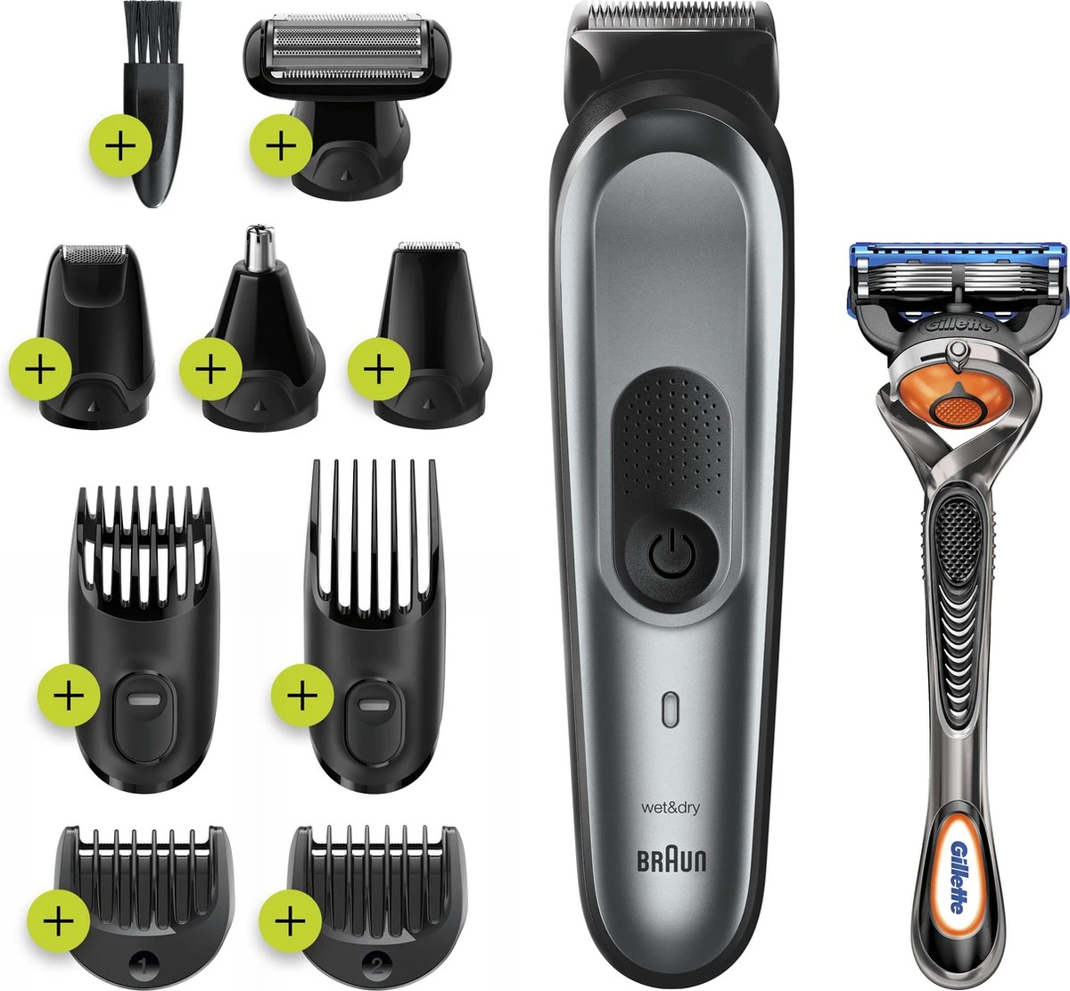 Braun Multigroomer 7221 - 10 In 1 Trimmer - Baardtrimmer Haartrimmer Bodygroomer 6 Braun Multigroomer 7221 - 10 In 1 Trimmer - Baardtrimmer Haartrimmer Bodygroomer - Afbeelding 6