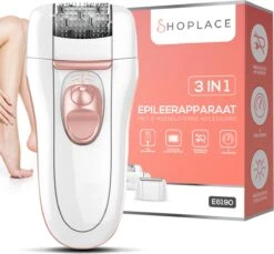 Shoplace 3 In 1 Epileerapparaat Dames - Epilator - Epilady - Ladyshave - Ontharingsapparaat - Scheerapparaat