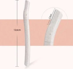 INTER-ESQUE Wenkbrauw Mesje - Eyebrow Razor - Dermaplaning - Scheermesjes Gezicht - Wenkbrauw Scheermesje Van Tarwestro - 6 Stuks 3x Groot + 3x Klein -Verzorgingsproductenwinkel 1200x1129