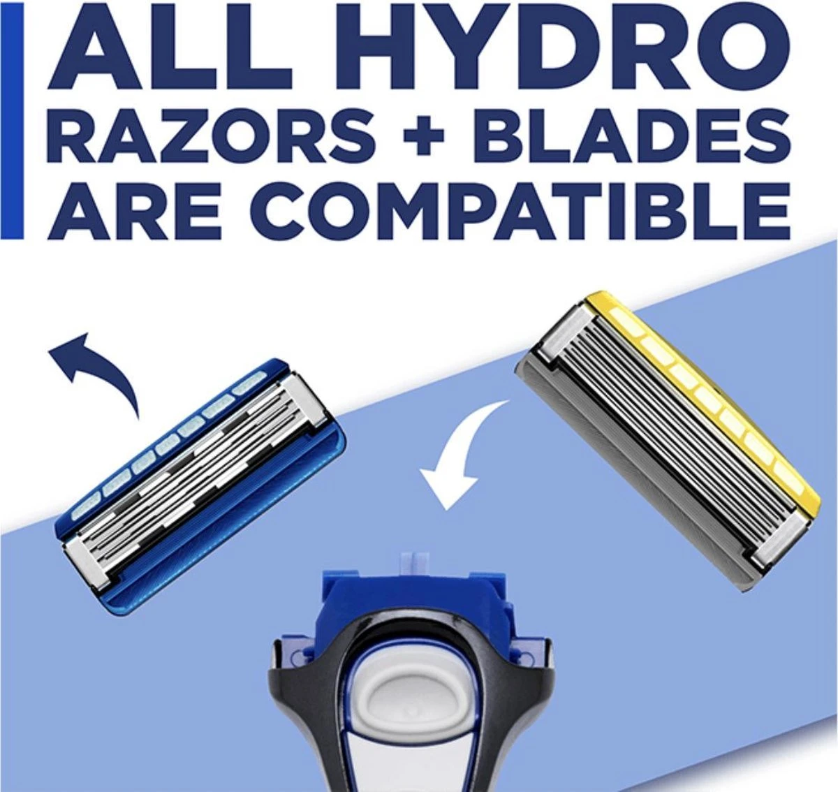 Wilkinson Sword Hydro 3 Scheermesjes Skin Protection 8 Stuks 5 Wilkinson Sword Hydro 3 Scheermesjes Skin Protection 8 Stuks - Afbeelding 5