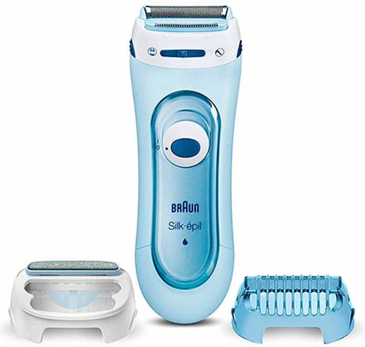 Braun Silk-épil Lady Shaver 5-160 - Bleu - 3en1 Pour Femme - Rasoir Électrique - Tondeuse & Exfoliation 13 Braun Silk-épil Lady Shaver 5-160 - Bleu - 3en1 Pour Femme - Rasoir Électrique - Tondeuse & Exfoliation - Afbeelding 13