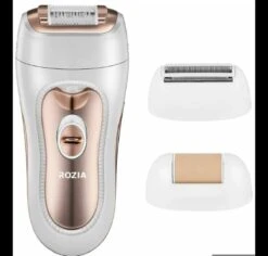 Rozia 3 In 1 Epilator - Electrisch Voet Vijl - Body Groomer - Shave - Scheerapparaat - Epileerapparaat - Vrouw - Epilator Gezicht - Epileerapparaat Dames - Gezichtsepilator - Epileer - Dames - Epileren - Cadeau - Trimmer