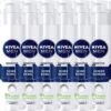 NIVEA MEN Sensitive Scheerschuim - 6 X 200 Ml - Voordeelverpakking