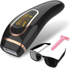 Dyla IPL Ontharingsapparaat Hair Removal - Pijnloze Haar Verwijderaar - Lichtontharing - 999.999 Flitsen - Zwart