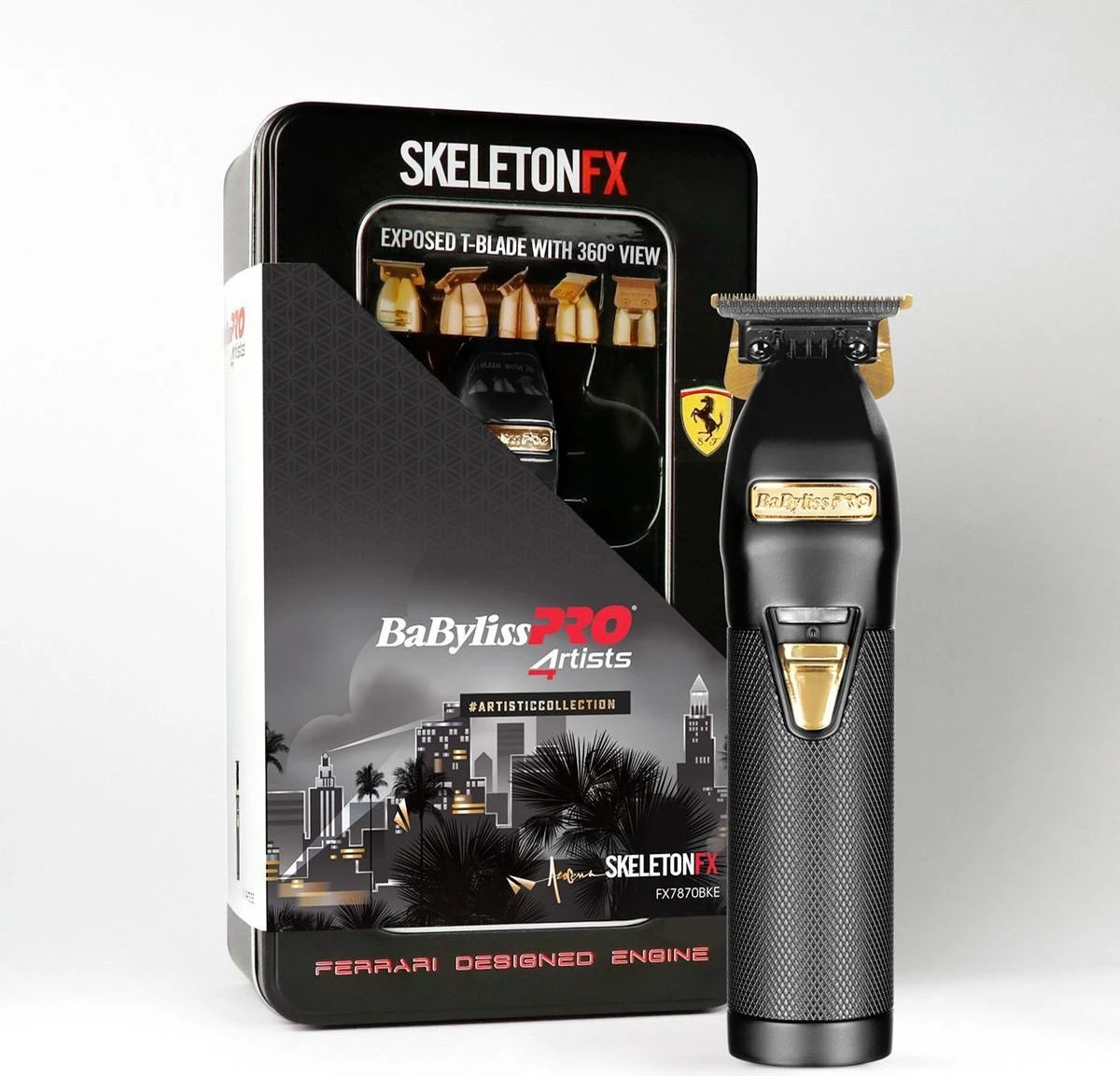 Babyliss PRO 4Artists Skeleton Trimmer Zwart 2 Babyliss PRO 4Artists Skeleton Trimmer Zwart - Afbeelding 2