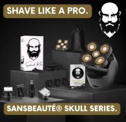 6-in-1 Scheerapparaat Mannen + Extra Scheerkop – Trimmer - Sansbeauté Skull Edition Classic - Electric Face & Head Shaver - Hoofd Kaal Scheren – Nat & Droog - Elektrisch 25 6-in-1 Scheerapparaat Mannen + Extra Scheerkop – Trimmer - Sansbeauté Skull Edition Classic - Electric Face & Head Shaver - Hoofd Kaal Scheren – Nat & Droog - Elektrisch -Verzorgingsproductenwinkel 1200x1156 5