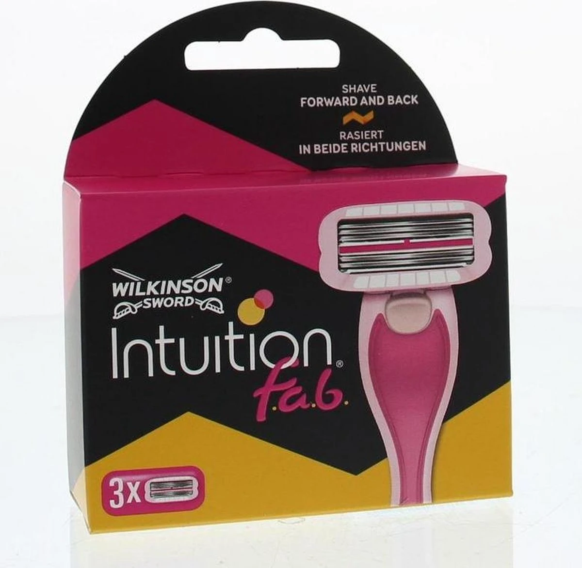 Wilkinson Intuition Fab 3 Scheermesjes - Navulling 5 Wilkinson Intuition Fab 3 Scheermesjes - Navulling - Afbeelding 5