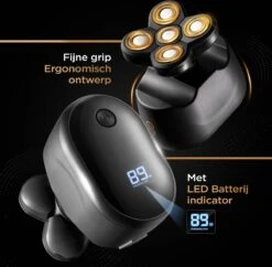 Skull Brothers® Wolf Pro - Scheerapparaat Voor Mannen 6 In 1 - Hoofd Kaal Scheren - Gezicht En Hoofd Trimmer - Waterdicht - Nat En Droog Shaver -Verzorgingsproductenwinkel 1200x1174 4