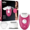 Braun Silk-épil 3 3-410 - Elektrische Epilator Voor Dames - Roze/wit