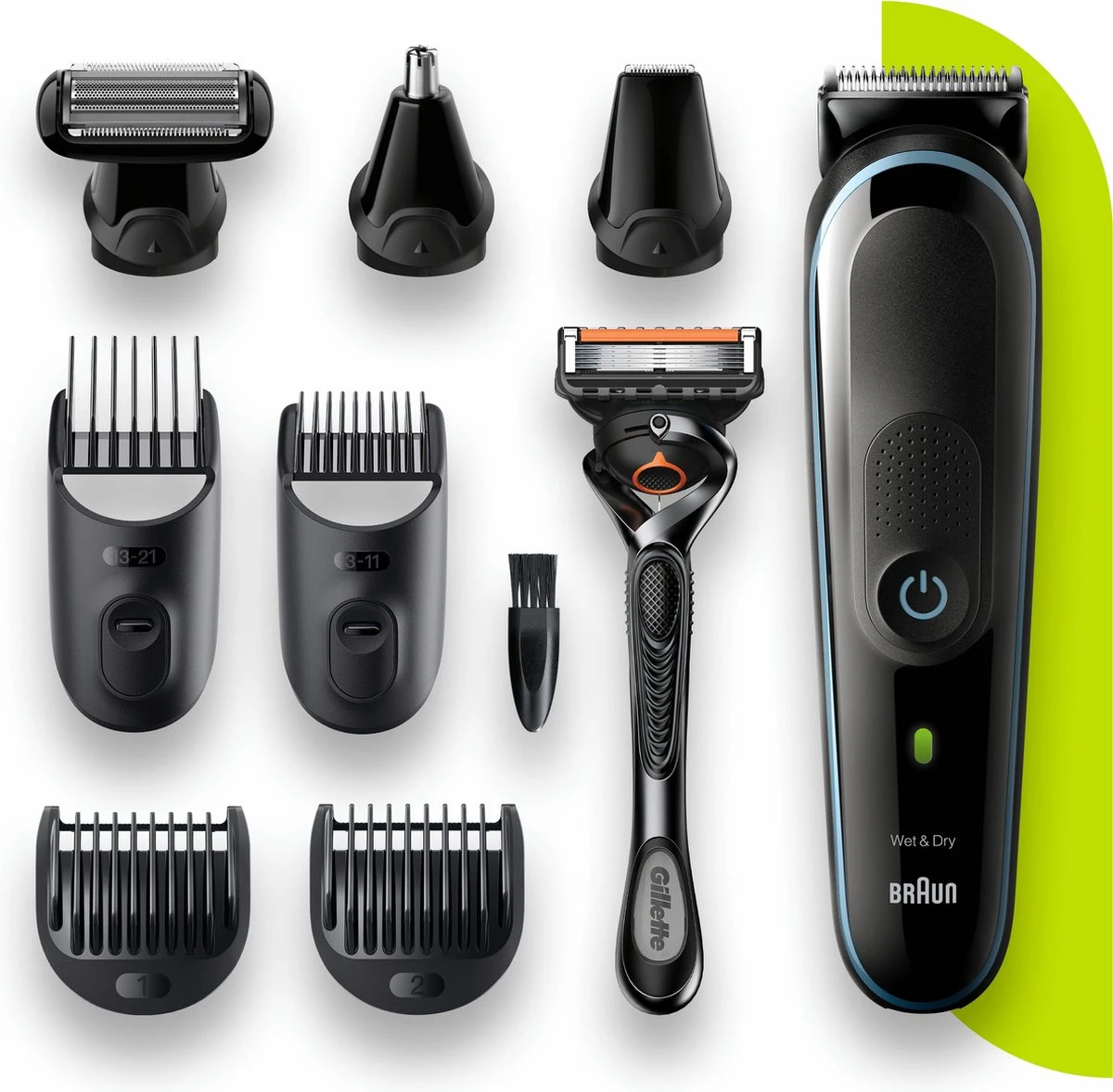 Braun Multigroomer 5 MGK5380 - 9in1 Trimmer Voor Mannen - Baard + Haar 7 Braun Multigroomer 5 MGK5380 - 9in1 Trimmer Voor Mannen - Baard + Haar - Afbeelding 7