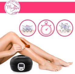 MURLEY'S Wax Apparaat Ontharing Set Incl. 500 Gram Waxbonen, Pre En Afterspray En 30 Houten Spatels Voor Lichaam En Gezicht. -Verzorgingsproductenwinkel 1200x1180