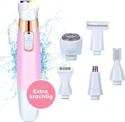 MoreWomen® - 5-in-1 Ladyshave - Epileerapparaat Dames - Ladyshaves Voor Vrouwen - Scheerapparaat Vrouw - Nat En Droog