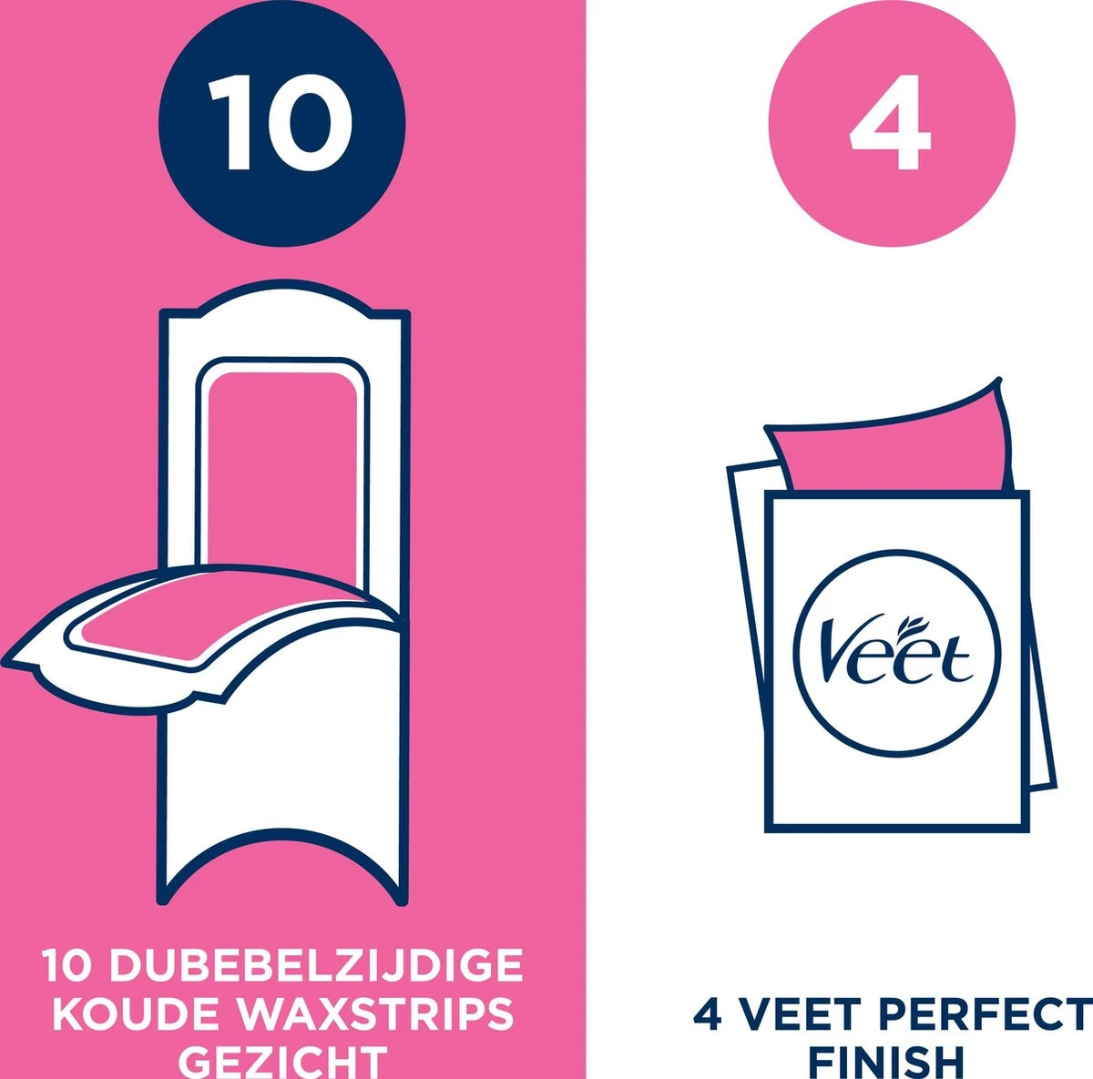 Veet - Easy-Gel Wax - Ontharingsstrips - Gezicht - Gevoelige Huid - 2 X 20 Stuks 3 Veet - Easy-Gel Wax - Ontharingsstrips - Gezicht - Gevoelige Huid - 2 X 20 Stuks - Afbeelding 3