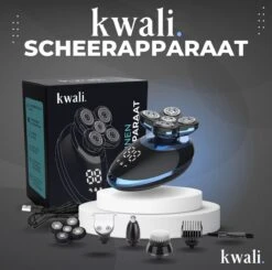 Kwali.® Scheerapparaat Mannen Pro 2023 - Baardtrimmer - Bodygroomer Mannen - Trimmer Baard - Draadloos - Waterbestendig - Blauw -Verzorgingsproductenwinkel 1200x1188 7