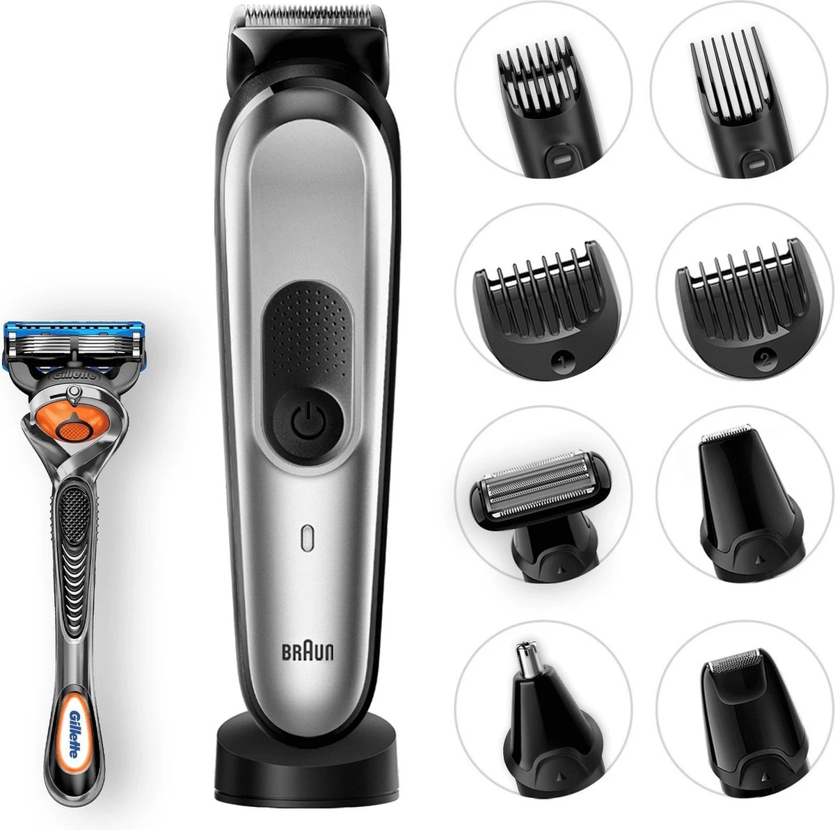 Braun Multigroomer 7221 - 10 In 1 Trimmer - Baardtrimmer Haartrimmer Bodygroomer 15 Braun Multigroomer 7221 - 10 In 1 Trimmer - Baardtrimmer Haartrimmer Bodygroomer - Afbeelding 15