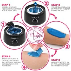 MURLEY'S Wax Apparaat Ontharen Set 500 Gram Waxbonen, Pre En Afterspray (2x 60ml) En 30 Houten Spatels Voor Lichaam En Gezicht -Verzorgingsproductenwinkel 1200x1196 10
