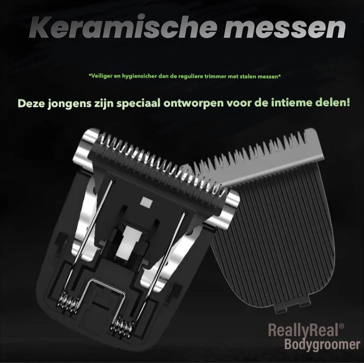 ReallyReal® Bodygroomer Mannen - Scheerapparaat - Trimmer Voor De Intieme Delen - Tondeuse Gehele Lichaam - Baardtrimmer - Shaver Inclusief Opzetstukken - Waterbestendig 4 ReallyReal® Bodygroomer Mannen - Scheerapparaat - Trimmer Voor De Intieme Delen - Tondeuse Gehele Lichaam - Baardtrimmer - Shaver Inclusief Opzetstukken - Waterbestendig - Afbeelding 4