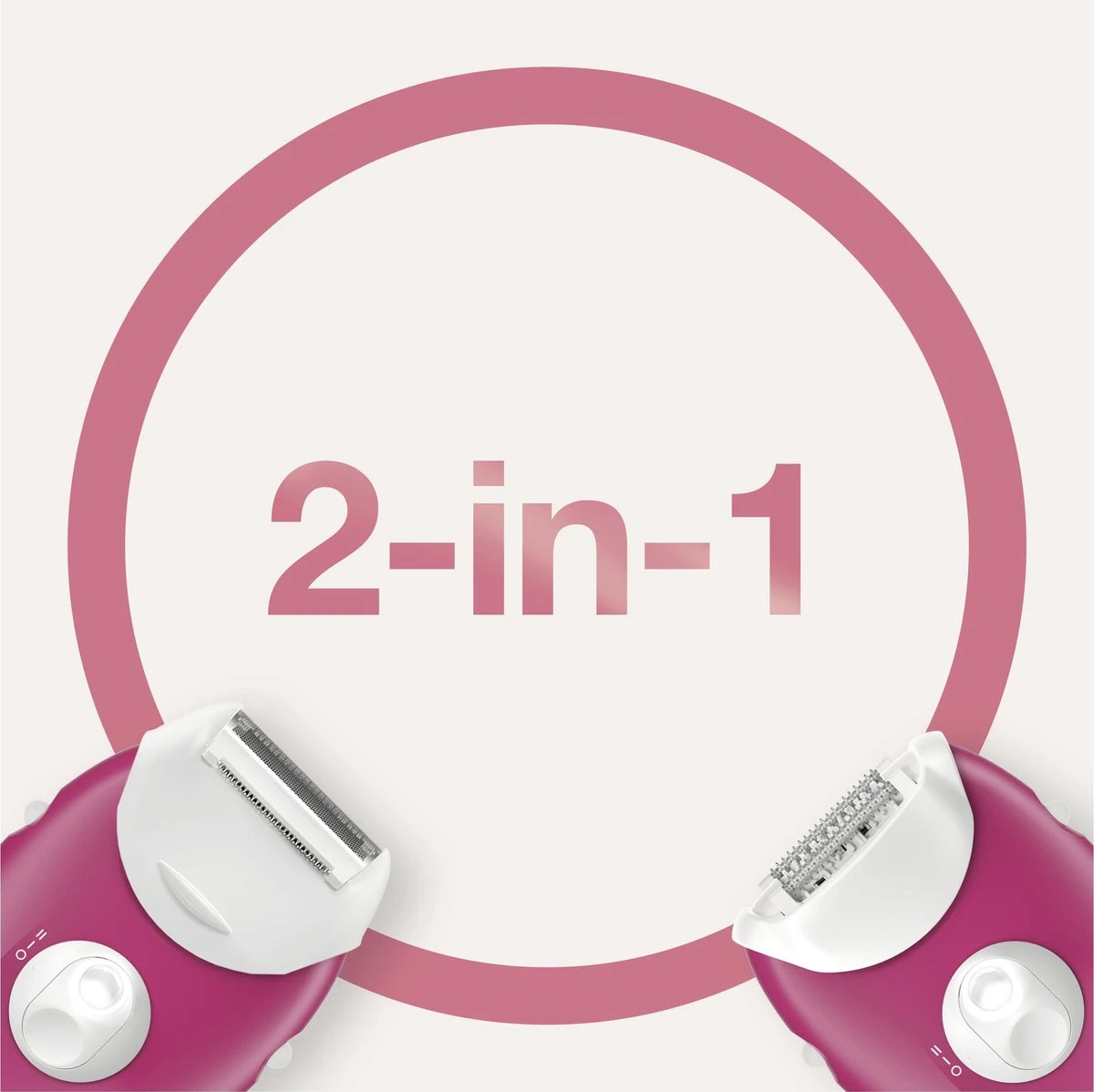 Braun Silk-épil 3 3-410 - Elektrische Epilator Voor Dames - Roze/wit 5 Braun Silk-épil 3 3-410 - Elektrische Epilator Voor Dames - Roze/wit - Afbeelding 5