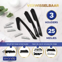 25 Duurzame Wenkbrauw Scheermesjes - Dermaplanning Razors -wegwerp Scheermesje Vrouw Gezicht Ontharing - Eyebrow Razor 10 25 Duurzame Wenkbrauw Scheermesjes - Dermaplanning Razors -wegwerp Scheermesje Vrouw Gezicht Ontharing - Eyebrow Razor -Verzorgingsproductenwinkel 1200x1198 50