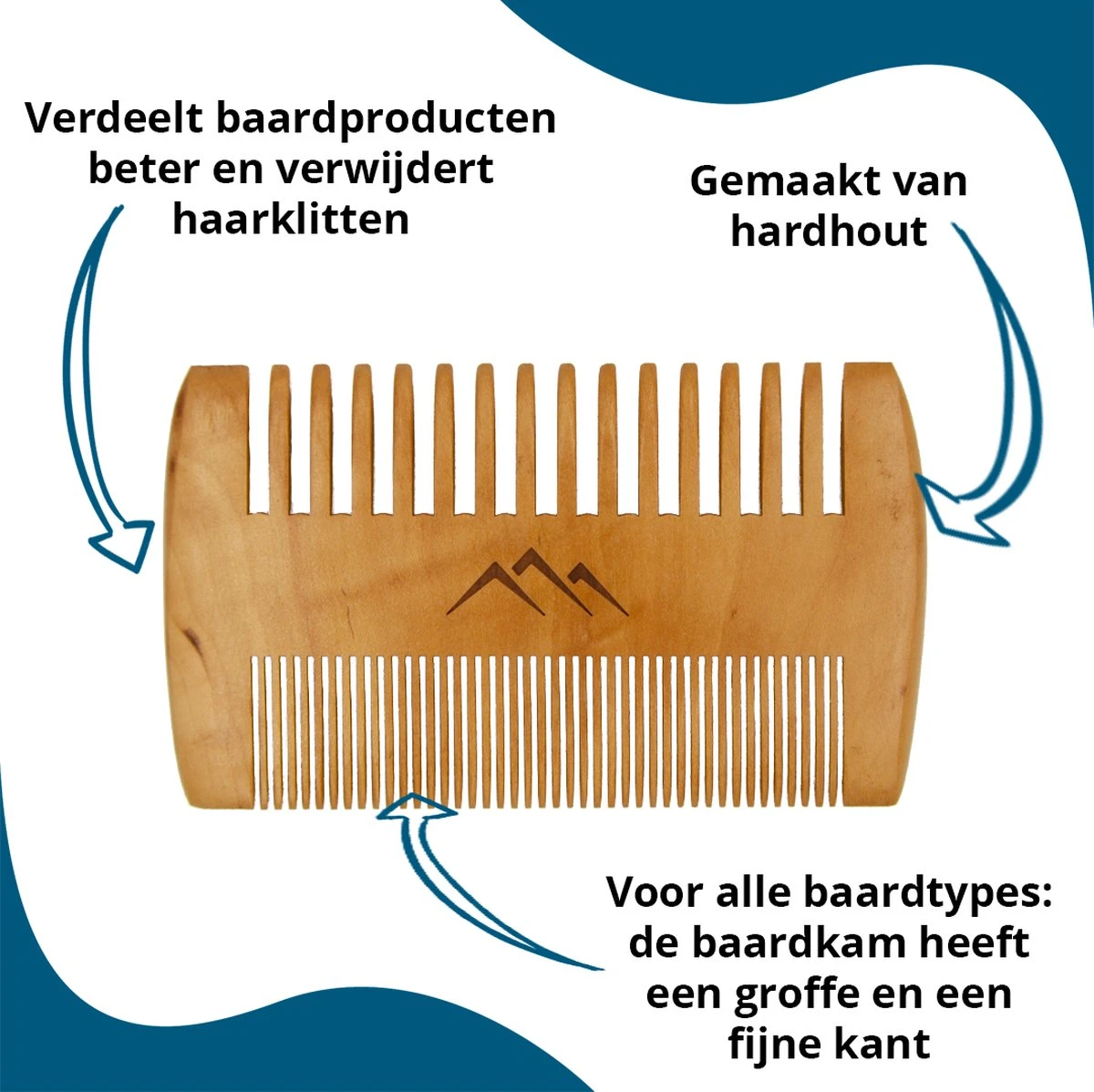 Rossberck Beard Kit - Baardkam, Baardborstel & Neushaarschaartje - Baard Accessoires 2 Rossberck Beard Kit - Baardkam, Baardborstel & Neushaarschaartje - Baard Accessoires - Afbeelding 2