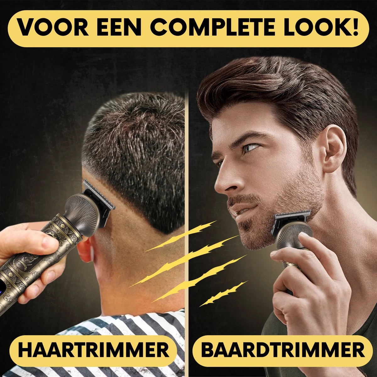 6-in-1 Baardtrimmer Mannen - Trimmer Voor Baard En Lichaam - Incl. 6 Opzetstukken - Bodygroomer Mannen - Bodytrimmer Heren - Tondeuse - 0.5-15MM - Neus En Oor 9 6-in-1 Baardtrimmer Mannen - Trimmer Voor Baard En Lichaam - Incl. 6 Opzetstukken - Bodygroomer Mannen - Bodytrimmer Heren - Tondeuse - 0.5-15MM - Neus En Oor - Afbeelding 9