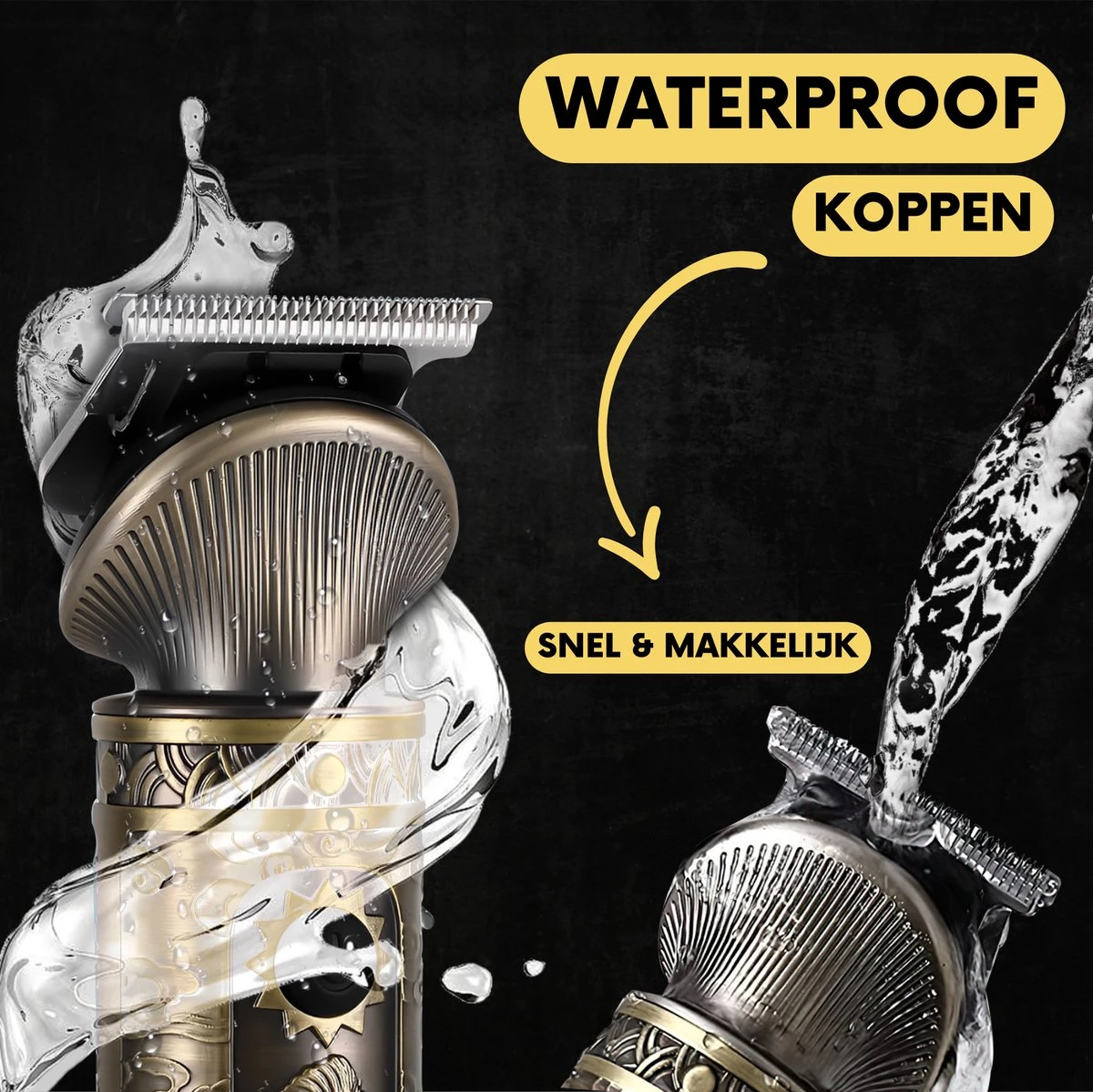 6-in-1 Baardtrimmer Mannen - Trimmer Voor Baard En Lichaam - Incl. 6 Opzetstukken - Bodygroomer Mannen - Bodytrimmer Heren - Tondeuse - 0.5-15MM - Neus En Oor 14 6-in-1 Baardtrimmer Mannen - Trimmer Voor Baard En Lichaam - Incl. 6 Opzetstukken - Bodygroomer Mannen - Bodytrimmer Heren - Tondeuse - 0.5-15MM - Neus En Oor - Afbeelding 14