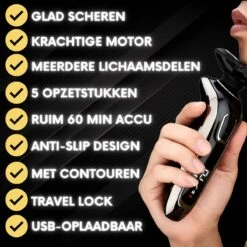 5-in-1 Elektrisch Scheerapparaat Mannen Met Trimmer S1110 - Nat & Droog – Baardtrimmer - Tondeuse - Neustrimmer - 5 Opzetstukken - Electric Shaver - Waterproof -Verzorgingsproductenwinkel 1200x1199 46