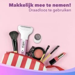 MM Brands 5 In 1 Ladyshave Voor Vrouwen - Trimmer Vrouw - Haarverwijderaar - Roze -Verzorgingsproductenwinkel 1200x1200 1002