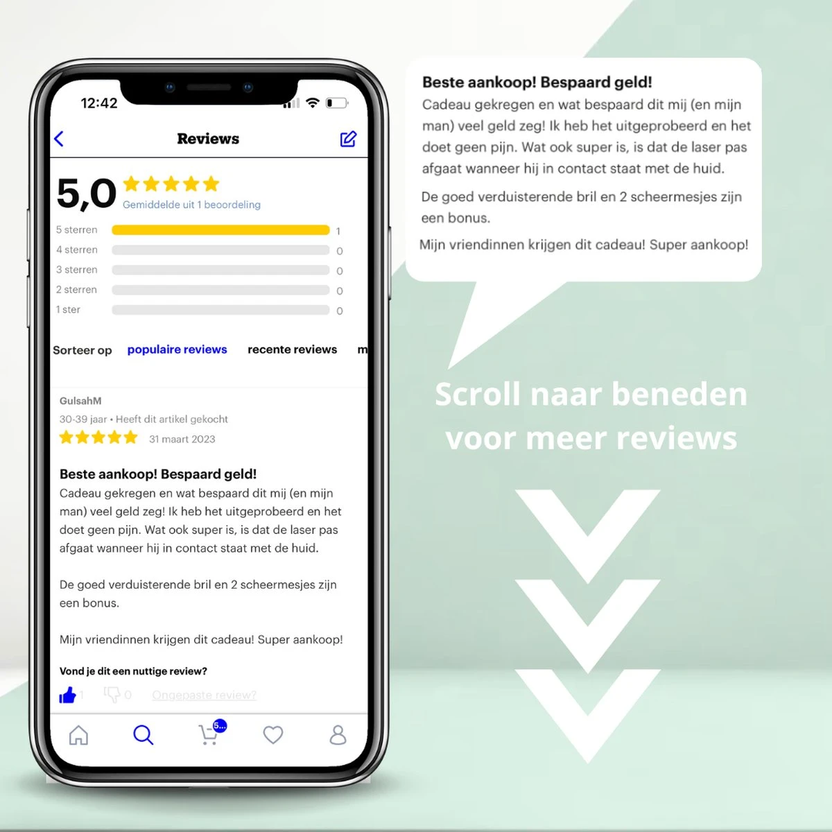 Mea Manu - Laser Ontharingsapparaat - IPL Ontharingsapparaat - Laser Ontharing - Laser En Lichtontharing - IPL Ontharing - Inclusief GRATIS Beschermbril En 2 Scheermesjes 7 Mea Manu - Laser Ontharingsapparaat - IPL Ontharingsapparaat - Laser Ontharing - Laser En Lichtontharing - IPL Ontharing - Inclusief GRATIS Beschermbril En 2 Scheermesjes - Afbeelding 7