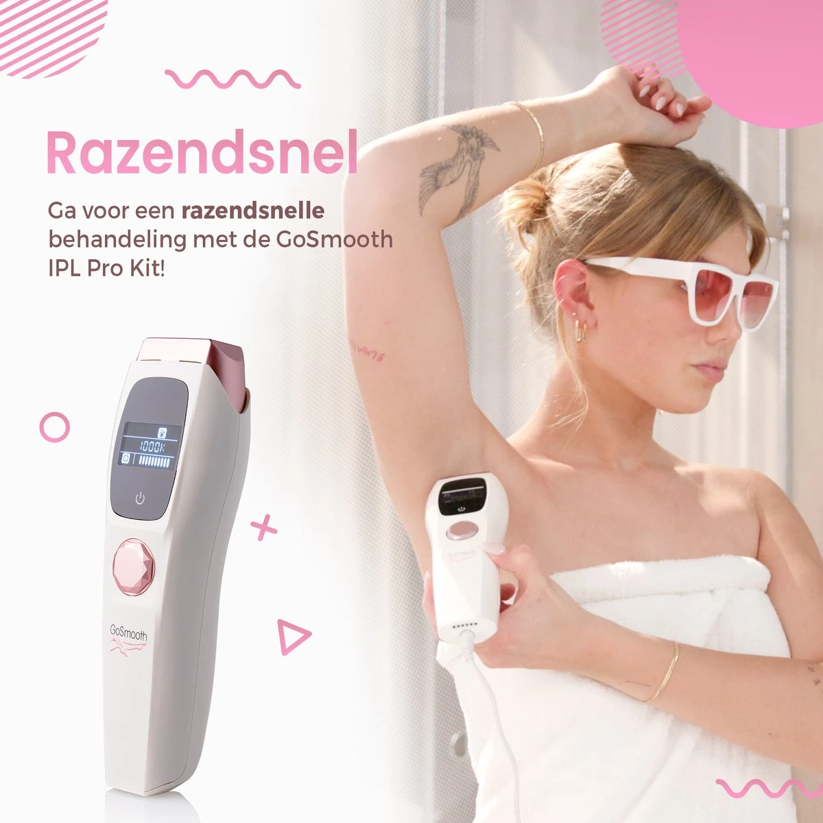 GoSmooth IPL Ontharingsapparaat Pro - IPL Ontharing - 10 Standen 10 GoSmooth IPL Ontharingsapparaat Pro - IPL Ontharing - 10 Standen - Afbeelding 10