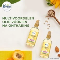 Veet - Aftercare - Voedende Olie - Voor & Na Ontharing - Miraculous Arganolie - 100 Ml -Verzorgingsproductenwinkel 1200x1200 1146