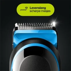 Braun MGK5245 7-in-1 Trimmer Baardtrimmer Voor Mannen - Gezichts- En Haartrimmer - Zwart/Blauw -Verzorgingsproductenwinkel 1200x1200 1187
