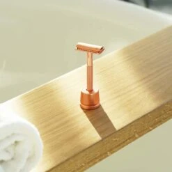 Bamboozy Safety Razor RVS + 20 Scheermesjes Rose Gold Goud Voor Vrouwen Dames Zero Waste Duurzaam Scheermesje Veiligheidsscheermes 19 Bamboozy Safety Razor RVS + 20 Scheermesjes Rose Gold Goud Voor Vrouwen Dames Zero Waste Duurzaam Scheermesje Veiligheidsscheermes -Verzorgingsproductenwinkel 1200x1200 12