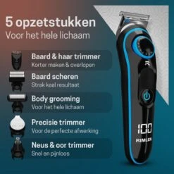 5 In 1 Baardtrimmer Voor Mannen - Trimmer Voor Baard En Lichaam - Neus En Oor -Bodygroomer - 0.5-10MM 13 5 In 1 Baardtrimmer Voor Mannen - Trimmer Voor Baard En Lichaam - Neus En Oor -Bodygroomer - 0.5-10MM -Verzorgingsproductenwinkel 1200x1200 1302