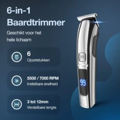 Beeperfect® 6 In 1 Baardtrimmer Voor Mannen - Trimmer - Bodygroomer - Neus En Oor Trimmer - IPX6 Waterdicht - 6 Opzetstukken 13 Beeperfect® 6 In 1 Baardtrimmer Voor Mannen - Trimmer - Bodygroomer - Neus En Oor Trimmer - IPX6 Waterdicht - 6 Opzetstukken -Verzorgingsproductenwinkel 1200x1200 1314