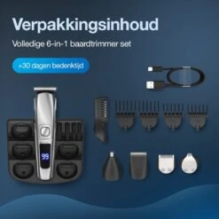 Beeperfect® 6 In 1 Baardtrimmer Voor Mannen - Trimmer - Bodygroomer - Neus En Oor Trimmer - IPX6 Waterdicht - 6 Opzetstukken 16 Beeperfect® 6 In 1 Baardtrimmer Voor Mannen - Trimmer - Bodygroomer - Neus En Oor Trimmer - IPX6 Waterdicht - 6 Opzetstukken -Verzorgingsproductenwinkel 1200x1200 1317