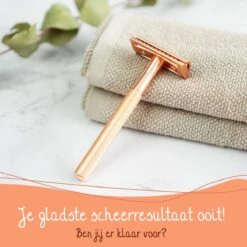Bamboozy Safety Razor RVS + 20 Scheermesjes Rose Gold Goud Voor Vrouwen Dames Zero Waste Duurzaam Scheermesje Veiligheidsscheermes 21 Bamboozy Safety Razor RVS + 20 Scheermesjes Rose Gold Goud Voor Vrouwen Dames Zero Waste Duurzaam Scheermesje Veiligheidsscheermes -Verzorgingsproductenwinkel 1200x1200 14