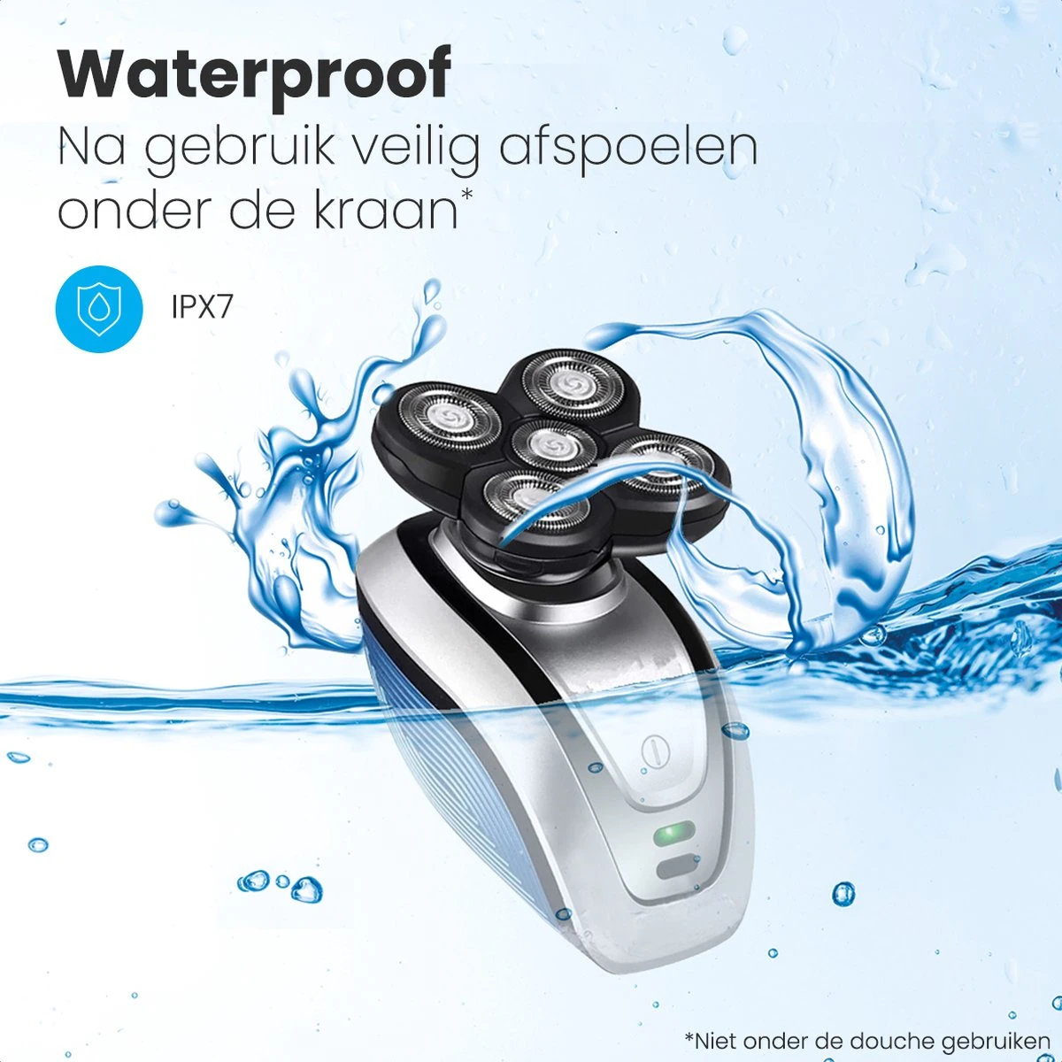 Auronic Scheerapparaat - Set - Mannen - Met Trimmer En Tondeuse - Zilver 3 Auronic Scheerapparaat - Set - Mannen - Met Trimmer En Tondeuse - Zilver - Afbeelding 3